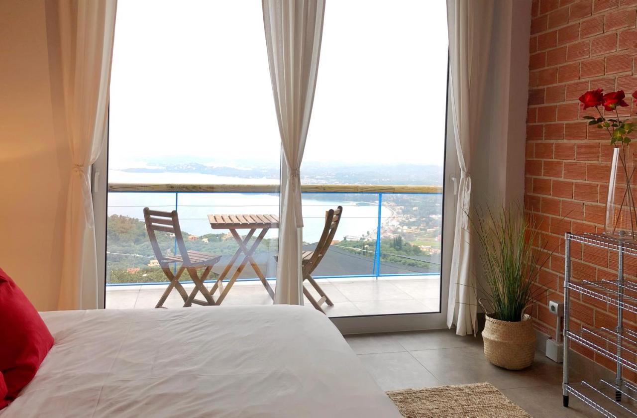 House Sienna Of Villa Intaba Best Views Corfiot Riviera Corfu Island Greece Contemporary Design Pool With Spectacular Sea Views Close To Ipsos Beach Pyrgi  Экстерьер фото
