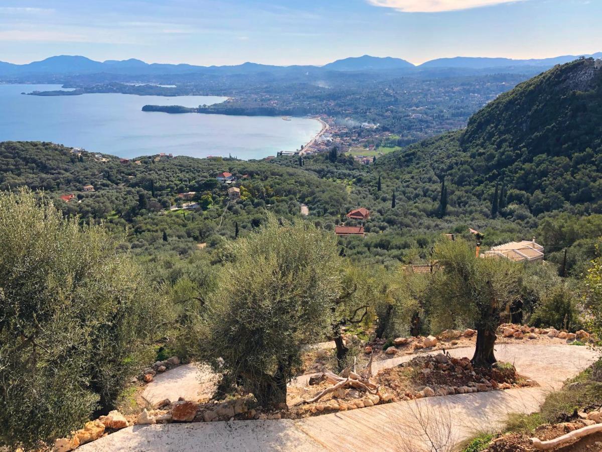 House Sienna Of Villa Intaba Best Views Corfiot Riviera Corfu Island Greece Contemporary Design Pool With Spectacular Sea Views Close To Ipsos Beach Pyrgi  Экстерьер фото